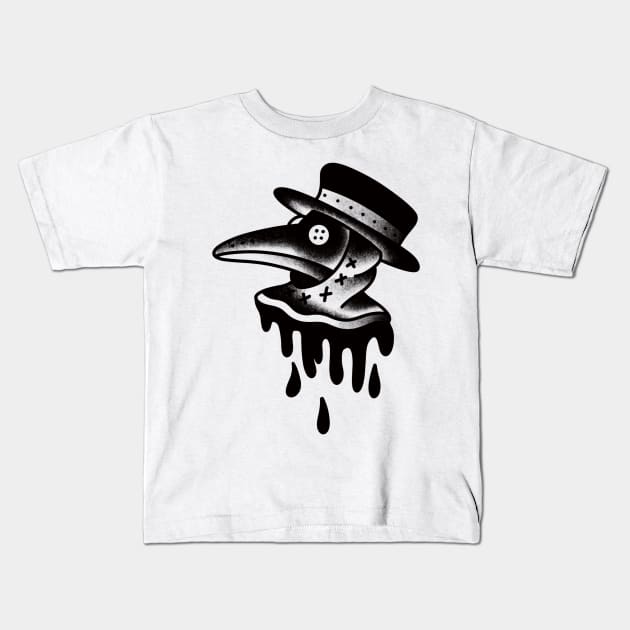 Plague doctor Kids T-Shirt by LEEX337